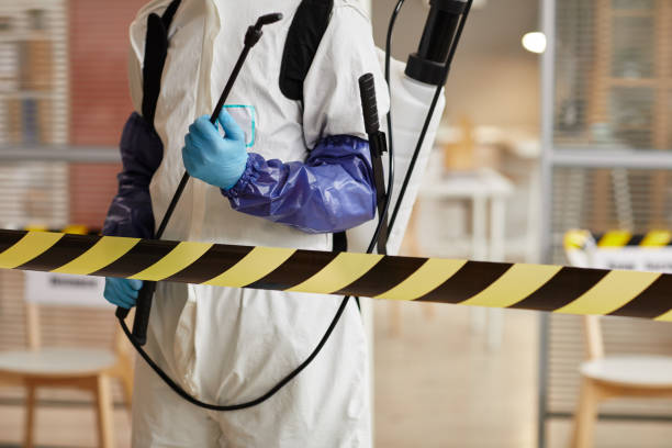 Professional Biohazard Cleanup technician working in Yutan, NE